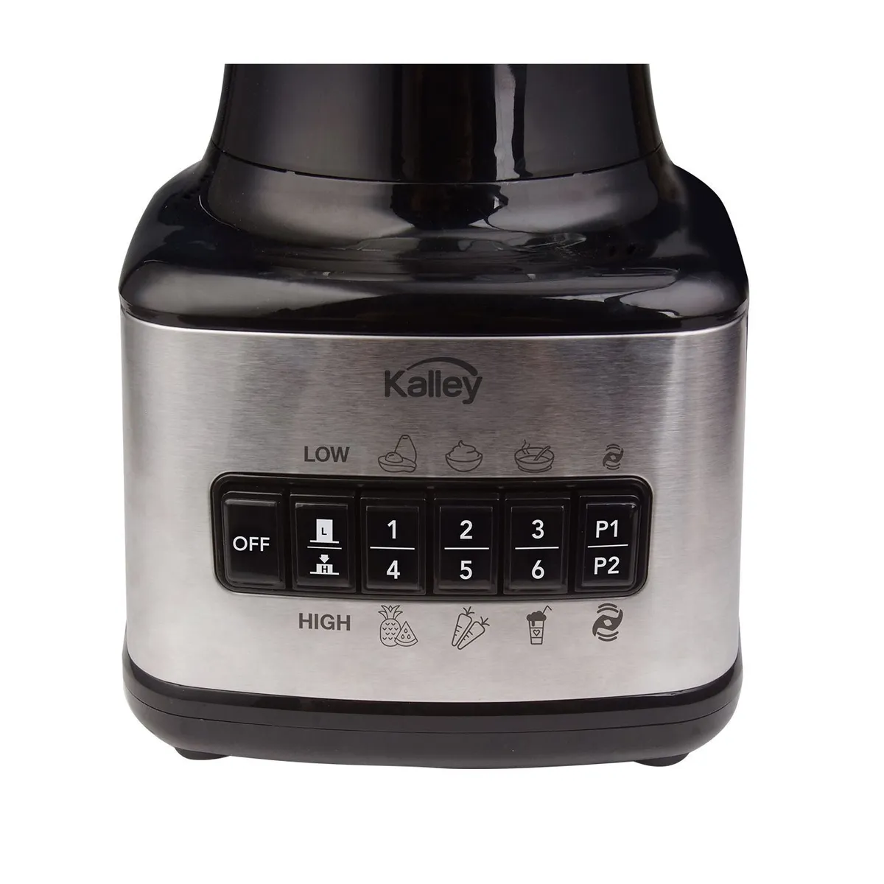 Licuadora Kalley 1.5 Litros Vaso Vidrio - Cocina Saludable
