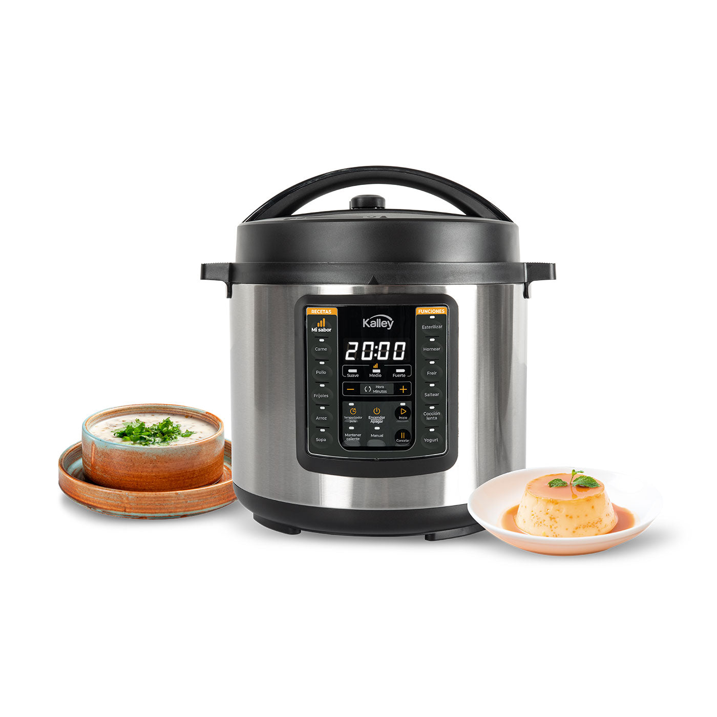 Olla Multifuncional con Presión 5.5 Litros- Cocina Saludable
